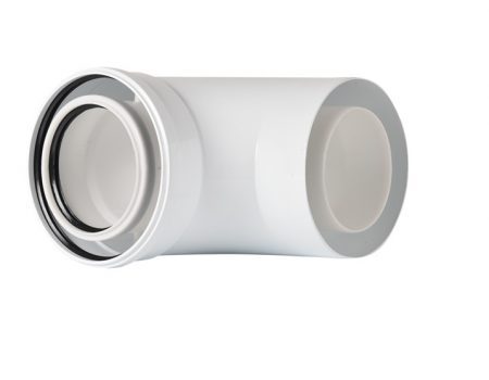 Отвод 90 град. Ø110/160 мм Ø110 мм - ПП, Ø160 мм АЛ (для конденсационных котлов)