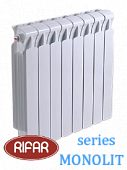 Радиатор биметаллический RIFAR МONOLIT (боковое подключение) 500/14 секций с доставкой в Энгельс