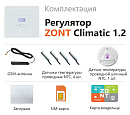 ZONT Climatic 1.2 Погодозависимый автоматический GSM / Wi-Fi регулятор (1 ГВС + 2 прямых/смесительных) с доставкой в Энгельс