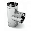 Тройник одностенный дымоходный 90 градусов D-140 мм из нержавеющей стали Прок с доставкой в Энгельс